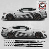Ford Mustang year 2015 on side Stripes AUTOCOLLANT