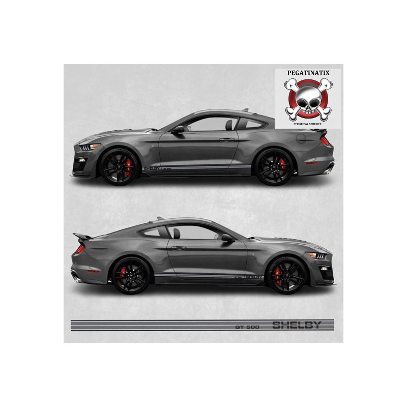 Ford Mustang shelby GT 500 year 2015 Stripes DECALS