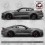 Ford Mustang shelby GT 500 year 2015 Stripes AUTOCOLLANT (Produit compatible)