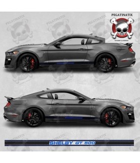 Ford Mustang shelby GT 500 year 2015 Stripes DECALS (Compatible Product)