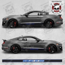 Ford Mustang shelby GT 500 year 2015 Stripes ADESIVI