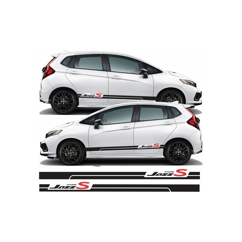Honda Jazz Type S side Stripes AUTOCOLLANT