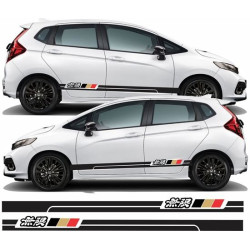 Honda Jazz Type S side Mugen Stripes STICKER