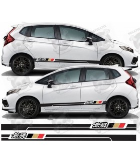 Honda Jazz Type S Mugen side Stripes DECALS (Compatible Product)