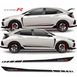 Honda Civic Type R FK8 side Stripes AUTOCOLLANT