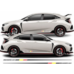 Honda Civic FK2 / FK8 Mugen side Stripes STICKER