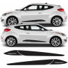 Hyundai Veloster side Stripes DECALS