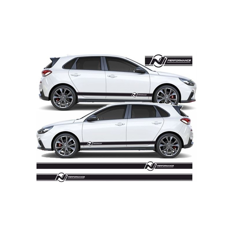Hyundai i30N side Stripes AUFKLEBER