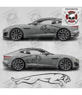 Jaguar F-Type side stripes stickers (Compatible Product)
