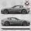 Jaguar F-Type side stripes ADHESIVO (Producto compatible)