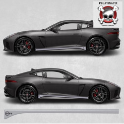 Jaguar F-Type side stripes DECALS