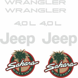 Jeep Sahara Edition 4.0L ADESIVOS