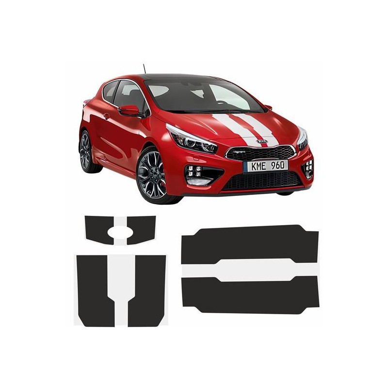 Kia Proceed / & GT 2013 - 2015 Stripes STICKER