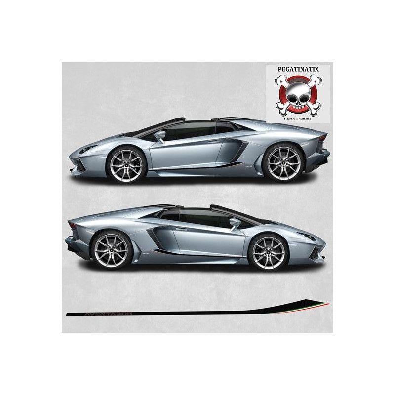 lamborghini Aventador side stripes ADHESIVO