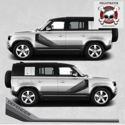 Defender 110 stripes AUTOCOLLANT