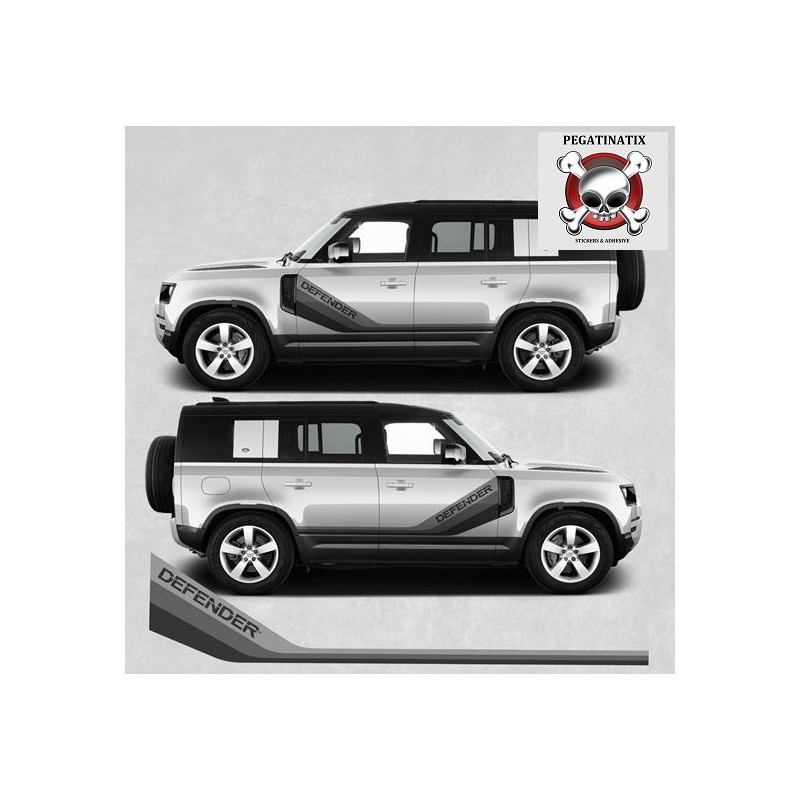 Defender 110 side stripes ADESIVOS