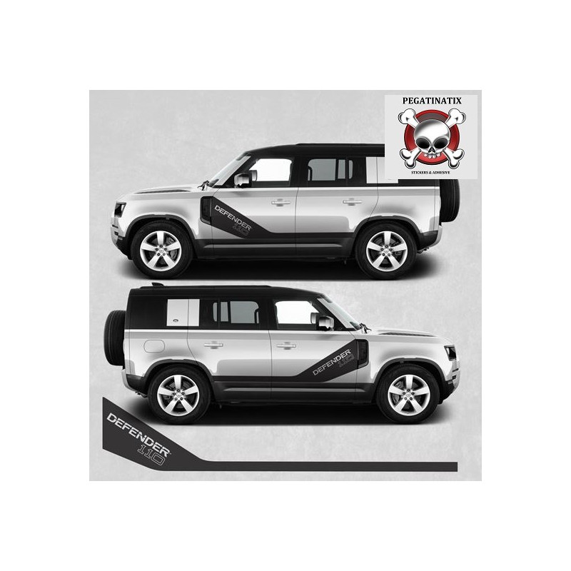 Defender 110 side stripes ADESIVOS