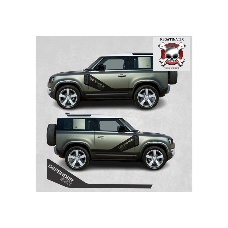 Defender 90 side stripes ADESIVI
