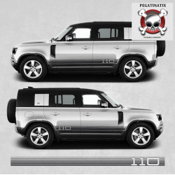 Defender 110 stripes ADHESIVO