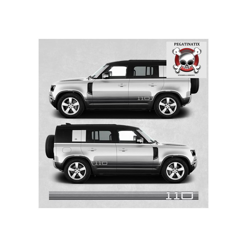 Defender 110 side stripes ADESIVOS