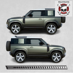 Defender 90 stripes STICKER