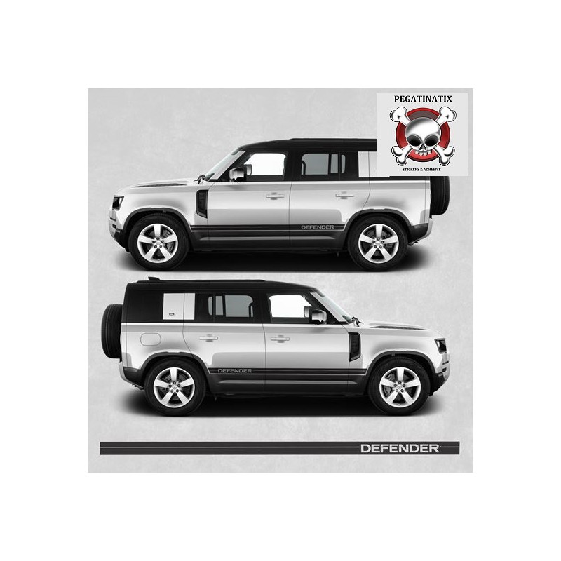 Defender 110 / 90 side stripes ADESIVOS