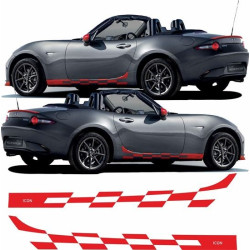 Mazda MX-5 Icon 2016 on side Stripes ADESIVI