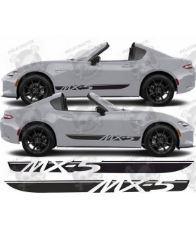 Mazda MX-5 side Stripes STICKERS (Compatible Product)