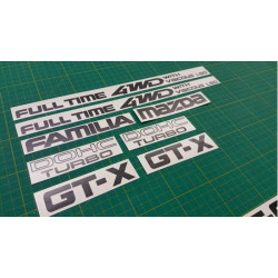 Mazda Familia 323 GT-X AUTOCOLLANT