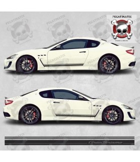 Maserati Gran Turismo side Stripes AUTOCOLLANT (Produit compatible)