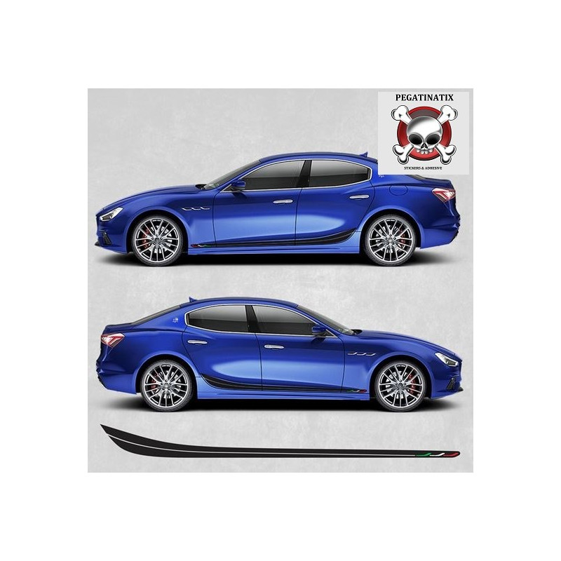 Maserati Ghibli side Stripes AUFKLEBER