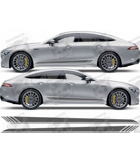 mercedes GT63 AMG side Stripes STICKERS (Compatible Product)