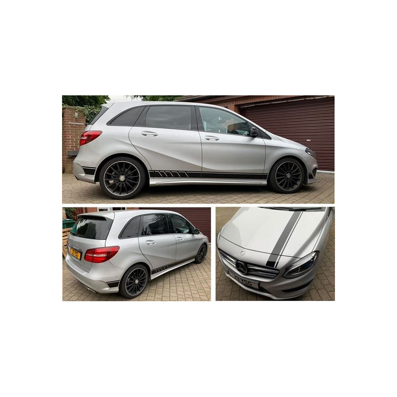 Mercedes B Class AMG Side & Bonnet Stripes ADHESIVO