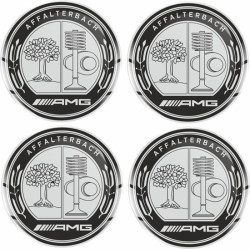 mercedes AMG Wheel centre Gel Badges Adhesivos x4