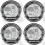 mercedes AMG Wheel centre Gel Badges Adhesivos x4 (Producto compatible)