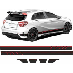 Mercedes A45 Edition 1 panel fit side Stripes ADESIVI