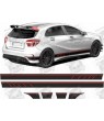 Mercedes A45 Edition 1 panel fit side Stripes STICKER