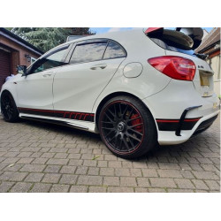 Mercedes A45 Edition 1 panel fit side Stripes AUTOCOLLANT