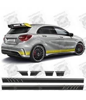 Mercedes A45 Edition 1 panel fit side Stripes ADHESIVO (Producto compatible)
