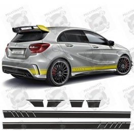 Mercedes A45 Edition 1 panel fit side Stripes ADHESIVO