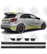 Mercedes A45 Edition 1 panel fit side Stripes ADESIVOS