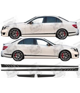 mercedes C63 AMG Edition 507 side Stripes ADHESIVO (Producto compatible)