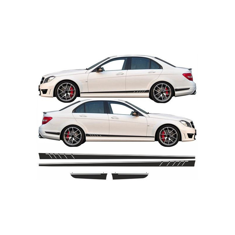 mercedes C63 AMG Edition 507 side Stripes AUTOCOLLANT