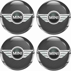 Mini Wheel centre Gel Badges Aufkleber x4