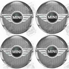 Mini Wheel centre Gel Badges Stickers decals x4