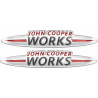 John Cooper Works Gel Badges Adhesivos x2