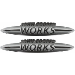 John Cooper Works Gel Badges adesivos x4
