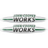 John Cooper Works Gel Badges Adhesivos x2