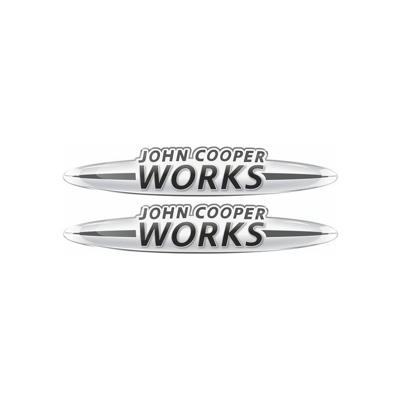 John Cooper Works Gel Badges adesivos x4