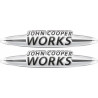 John Cooper Works Gel Badges adesivos x4